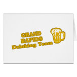 Grand Rapids Drinking Team tee shirts Card