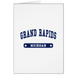 Grand Rapids Michigan College Style tee shirts Greeting Cards