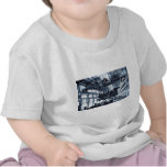 Grand Trunk Railroad Shops circa 1910 - Cyanotype Tee Shirts