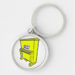 grand yellow upright piano with music.png key chains