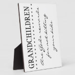 Grandchildren plaques