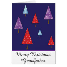 Grandfather christmas greeting card