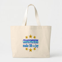 Grandfather Joy Canvas Bags