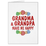 Grandma Grandpa Happiness Greeting Card