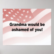 Grandma would be ashamed ofyou print