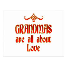 Grandmas are Love Postcards