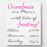 Grandma's are sweet plaques