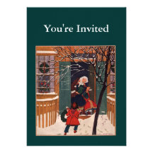 Grandma's for the holidays custom invitations