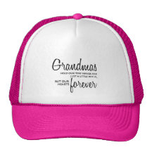 Grandmas Forever black Hats