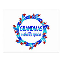 Grandmas Make Life Special Postcard