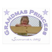 Grandmas Princess Postcard: Add Your Picture