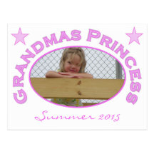 Grandmas Princess Postcard: Add Your Picture