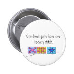 Grandma's Quilts T-shirts and Gifts. Buttons