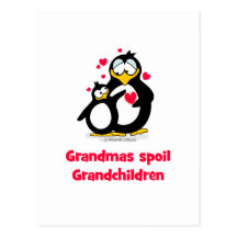 Grandmas spoil grandchildren post cards