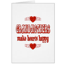 Grandmother Hearts Cards