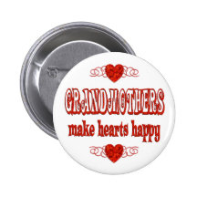 Grandmother Hearts Pins