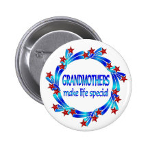 Grandmothers Make Life Special Pinback Button