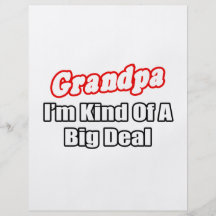 Grandpa...Big Deal Full Colour Flyer