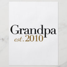 Grandpa Est 2010 Full Color Flyer
