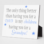 Grandpa gift plaques