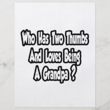 Grandpa Joke...Two Thumbs...This Guy Full Colour Flyer