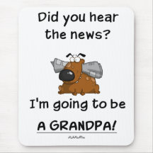 Grandpa News Mousepads