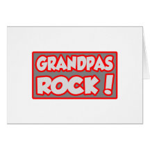 Grandpas Rock! Card