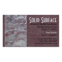 Granite and Marble Business Card