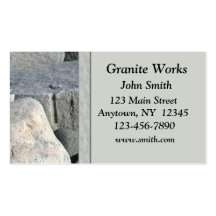 Granite Business Card