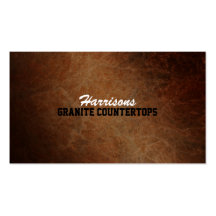 Granite Business Cards