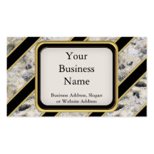 Granite & Gold Business Card Template