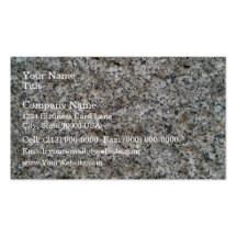 Granite Grey White Black Stone Texture Business Card