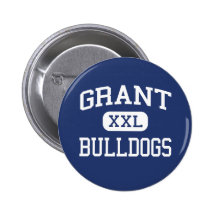 Grant Bulldogs Elementary Grant Nebraska Pinback Buttons