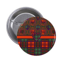 Grant Scottish tartan Button