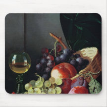 Grapes and plums mousepads