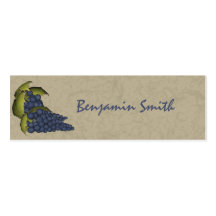 Grapes Enclosure Card Business Card Templates