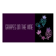 Grapes on a Vine Business Card