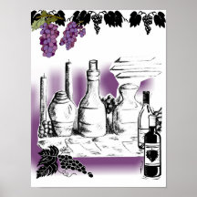 grapes print