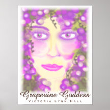 Grapevine Goddess Posters