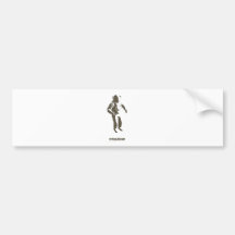 Graphic Astronaut Stencil Bumper Stickers