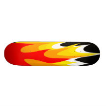 Graphic Flame Skateboard