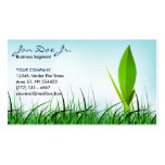 grass and sprout business card
