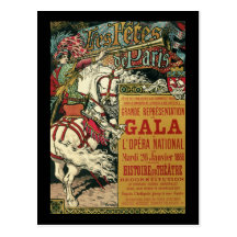 Grasset Eugene les fetes de paris Post Cards