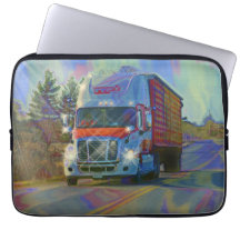 Gravel Carrier Truck Driver's Art Laptop Sleeve