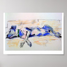 Grayson Napping Some More Print
