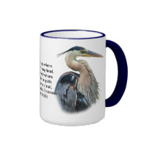 Great Blue Heron Customisable Mug