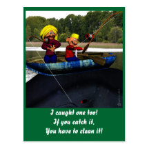 Great Catch Mother! Postcard