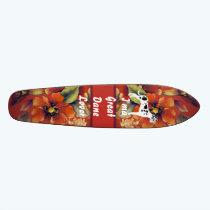 Great Dane - Autumn Floral Design skateboards