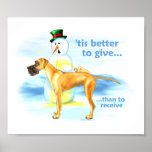 Great Dane BTG Fawn UC Posters