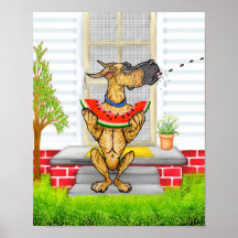 Great Dane SPIT Brindle Posters